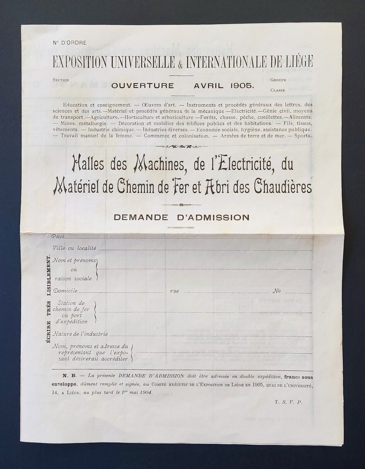 Exposition universelle et internationale de Liege 1905 - Belgian Independence