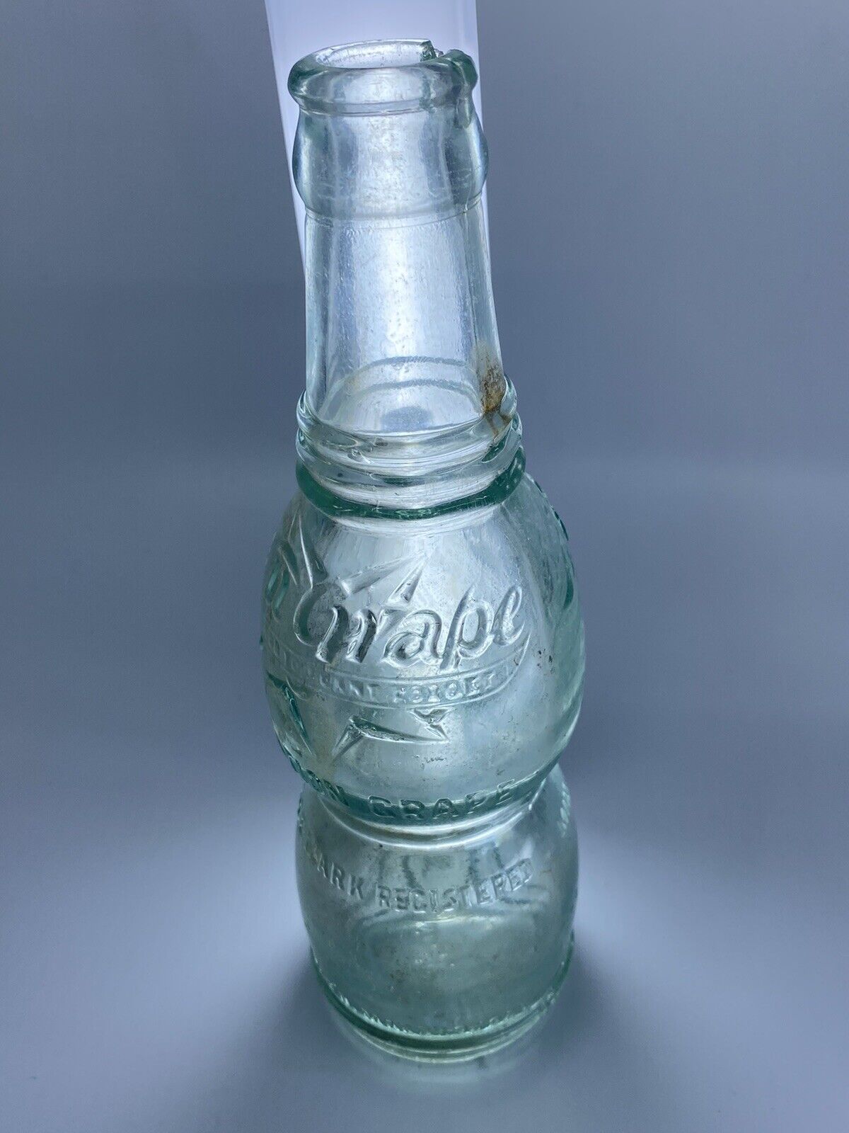 Vintage NuGrape Soda Bottle 6oz Embossed & Patent Dated Mar 9 1920 St Louis MO
