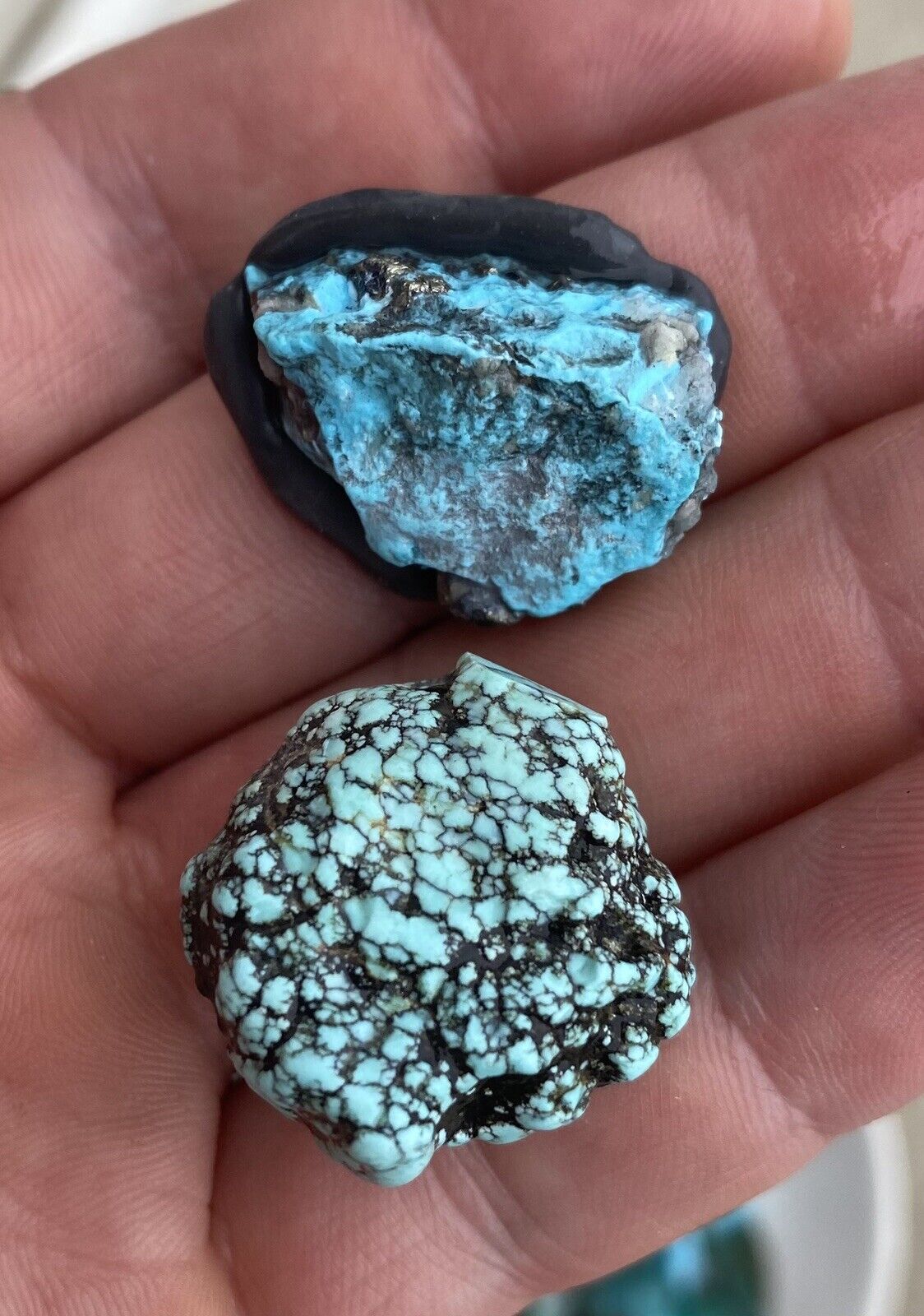 1/4 Lb Lots High Grade Various Turquoise, Mostly Natural