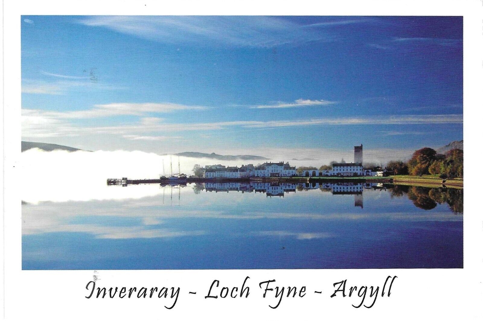 Scotland Chrome Postcard Inveraray Loch Fyne Argyll