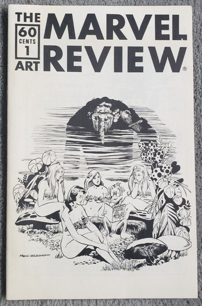 MARVEL ART REVIEW #1 fanzine (1976) McLaughlin Man-Thing Howard the Duck cover
