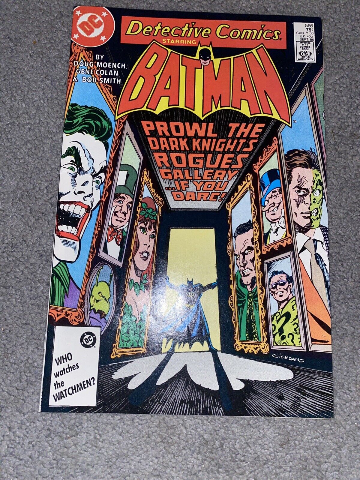 DETECTIVE COMICS #566 NM 1986 BATMAN ROGUES GALLERY DOUG MOENCH Joker RARE DC