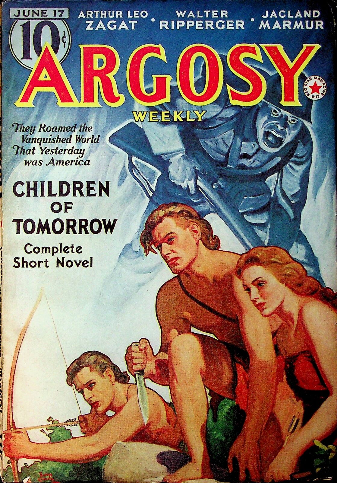 Argosy Part 4: Argosy Weekly Jun 17 1939 Vol. 291 #2 FN