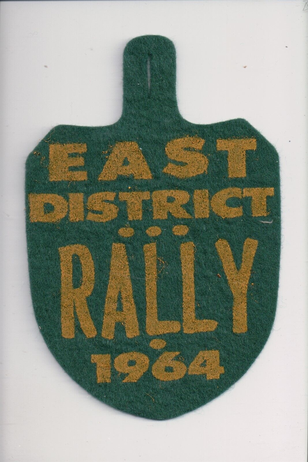 1964 East District Rally Felt patch