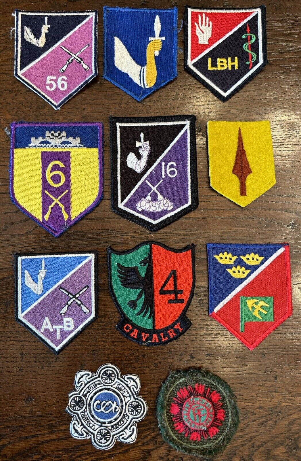 Irish Army Patch Grouping 11 Patches
