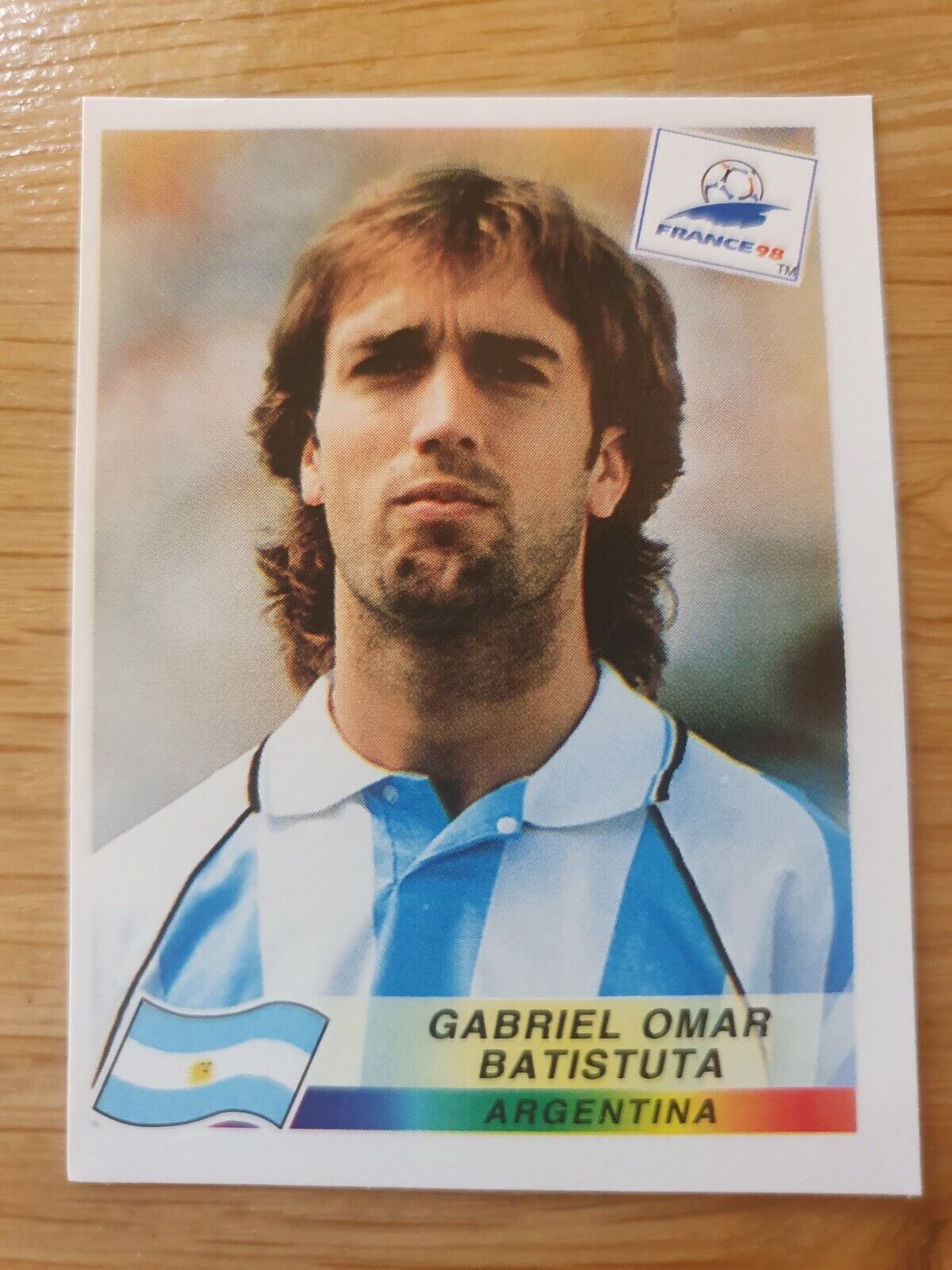 1998 Panini World Cup Stickers GABRIEL OMAR BATISTUTA #514 ARGENTINA
