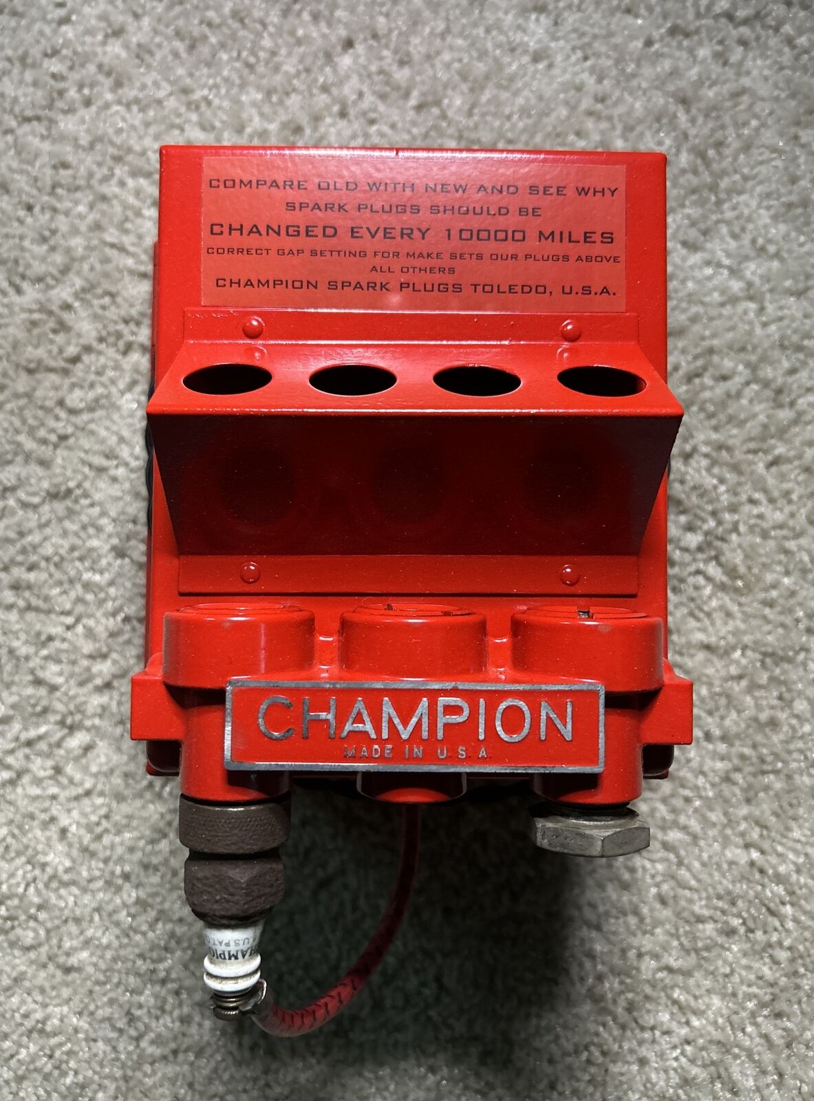 Antique 1930’s Champion Spark Plug Tester - Restored