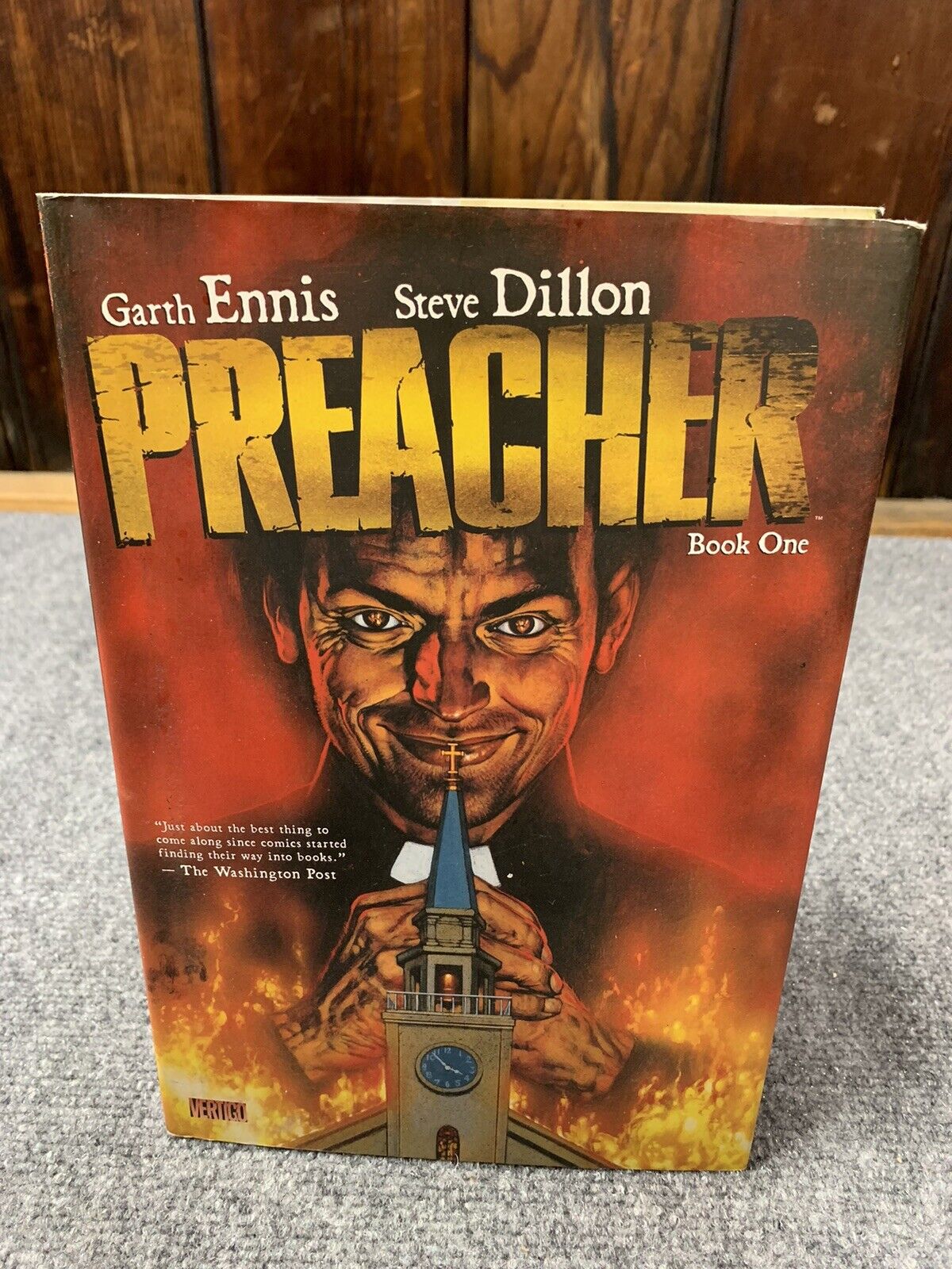 Preacher Book One by Garth Ennis Deluxe Hardcover Vertigo DC Comics