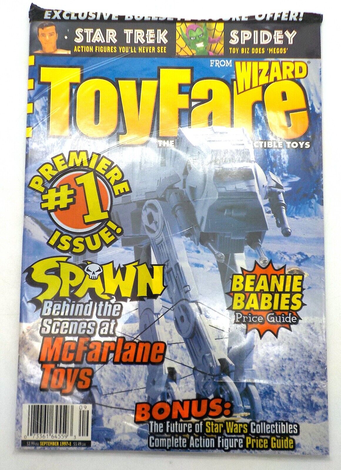 ToyFare Magazine #1 First Issue Poly Bag Poster Complete