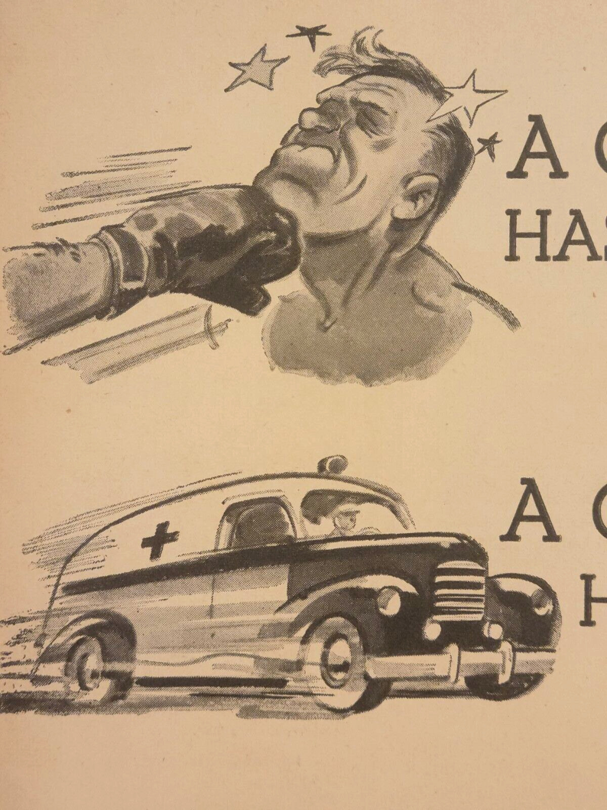 1946 Sinclair Opaline Motor Oil Premium Punch Original Vintage Print Ad PA39