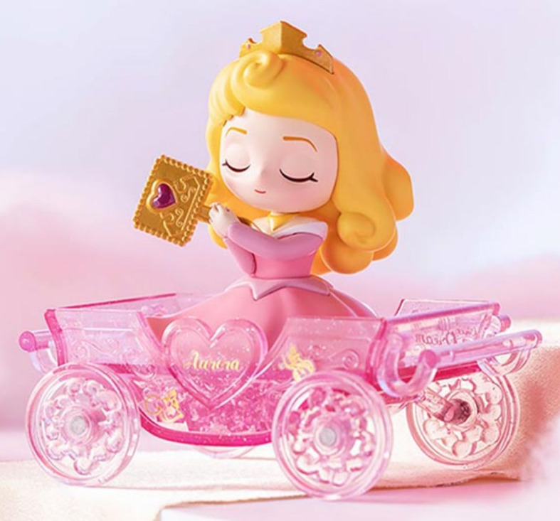 MINISO Disney Princess Diamond Festooned Vehicle Box Confirmed Blind Box Figure！