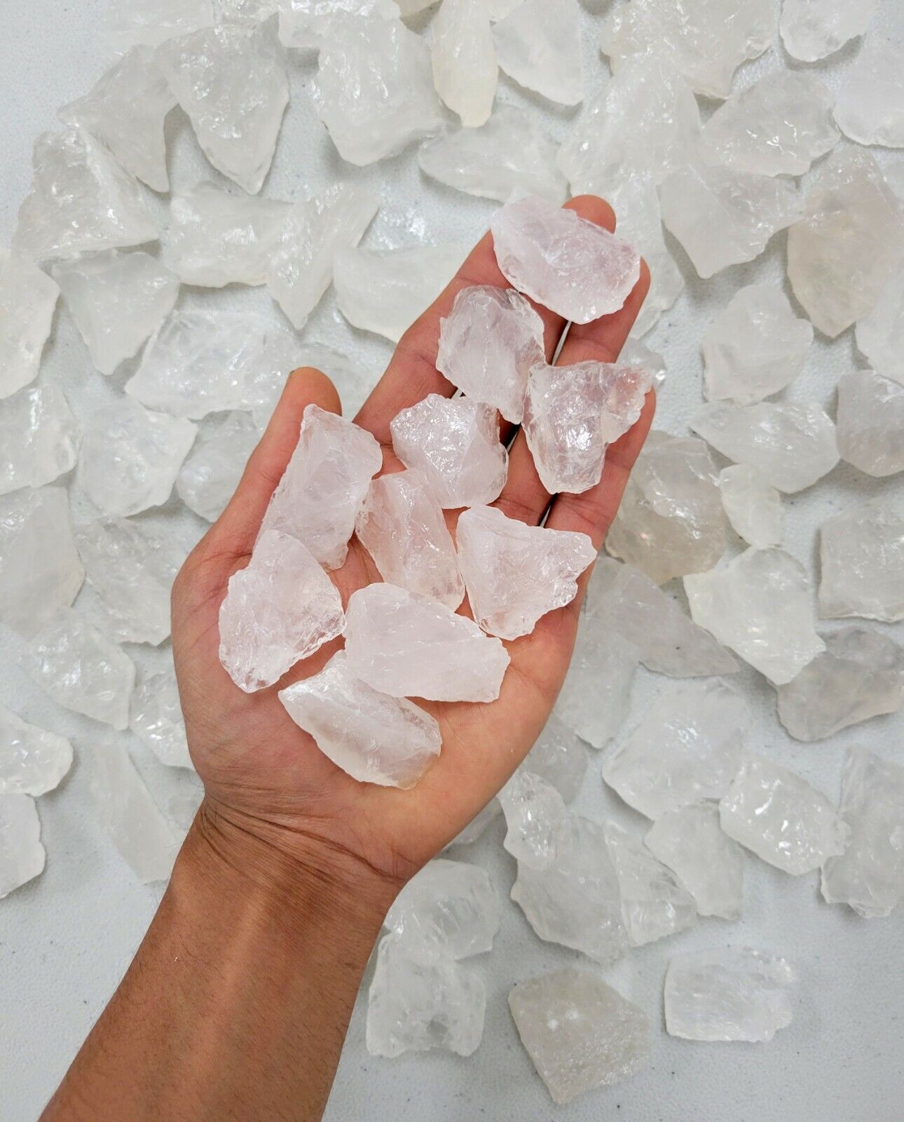 Girasol Opal AKA Milky Quartz Crystals Bulk Rough Gemstones Healing Gems