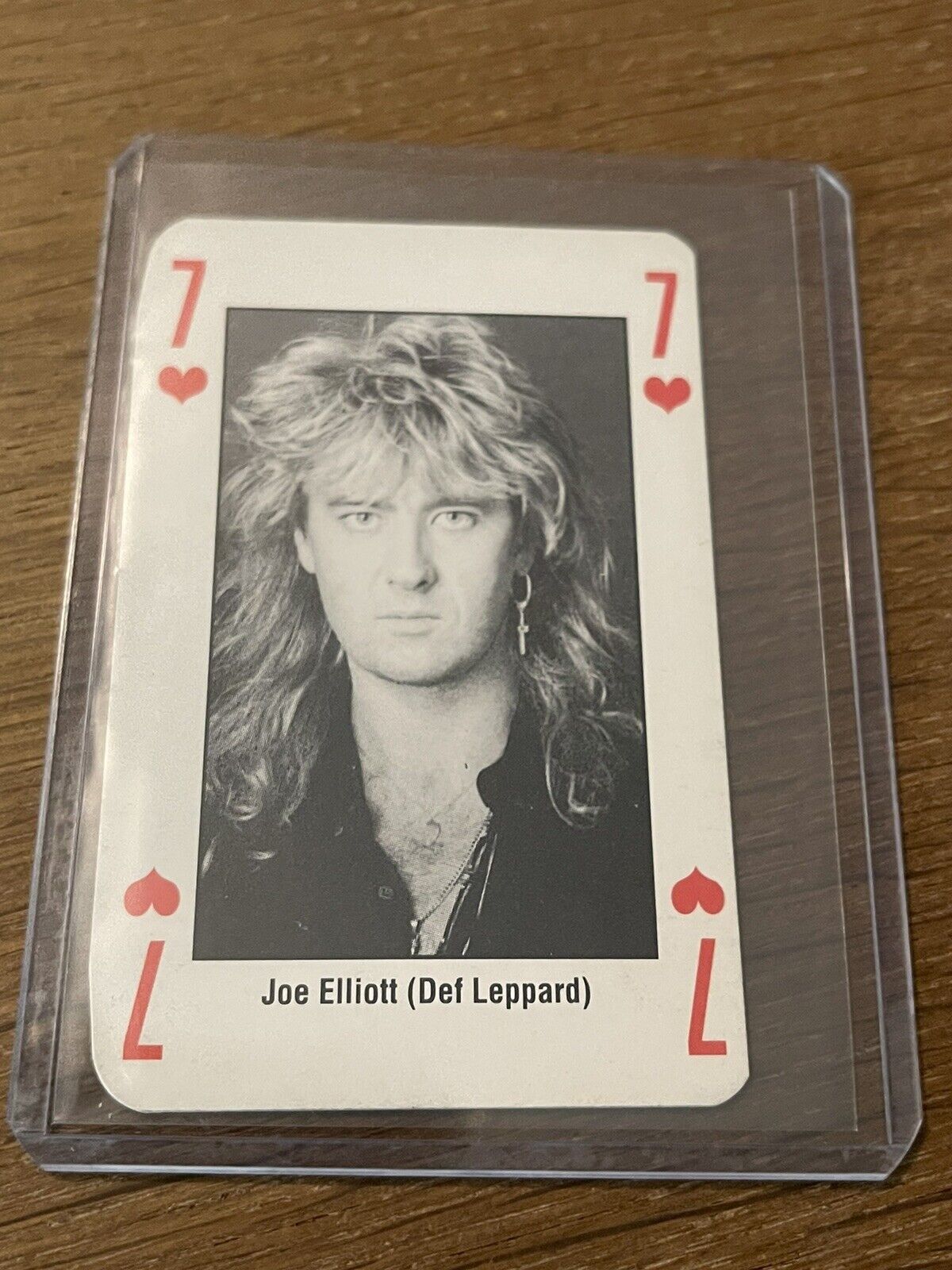 1993 Kerrang Music Card King Metal Playing Cards Def Leppard Joe Elliott Card