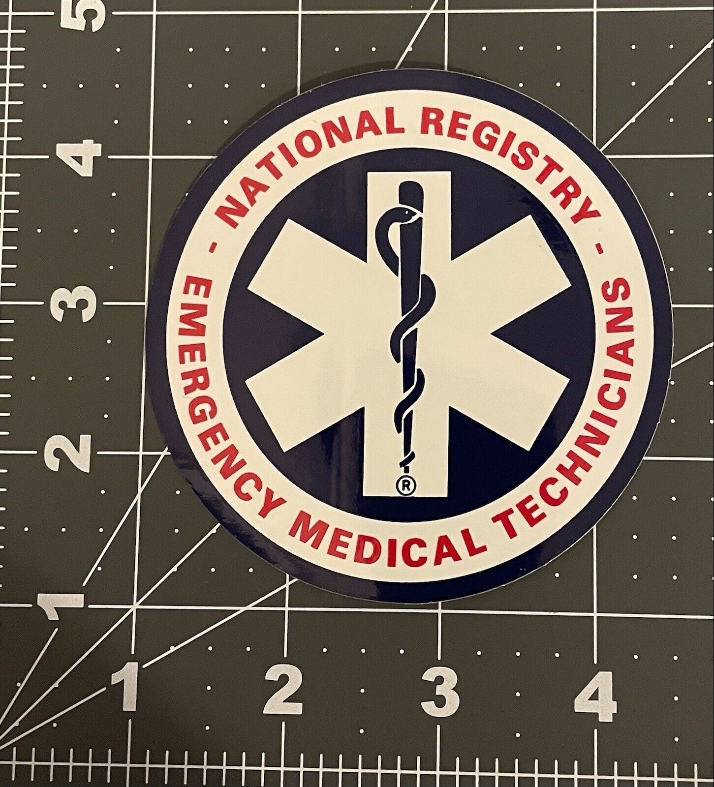 National Registry EMT Sticker Patch