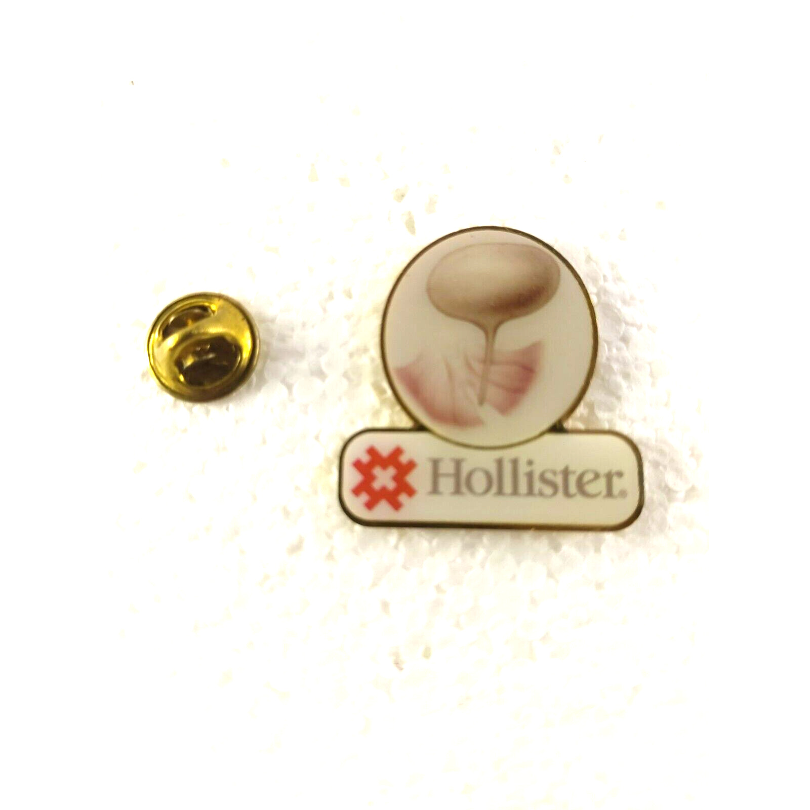 Hollister Ostomy Medical Supply Enamel Hat Lapel Pin Pinback