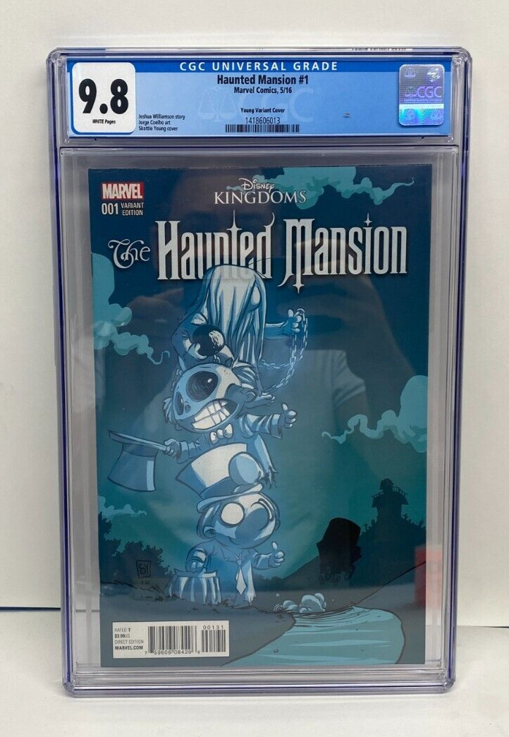 Disney Kingdoms Haunted Mansion #1 Skottie Young Variant Comic Marvel CGC 9.8