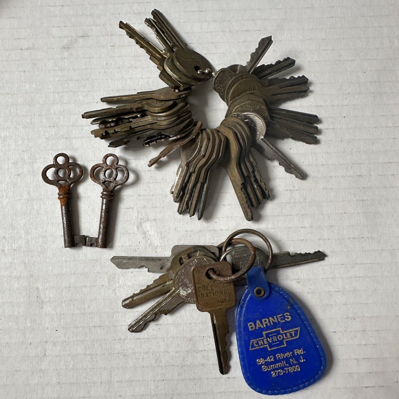 Vintage Lot of Misc Keys Bulk Car Door Skeleton Key ￼