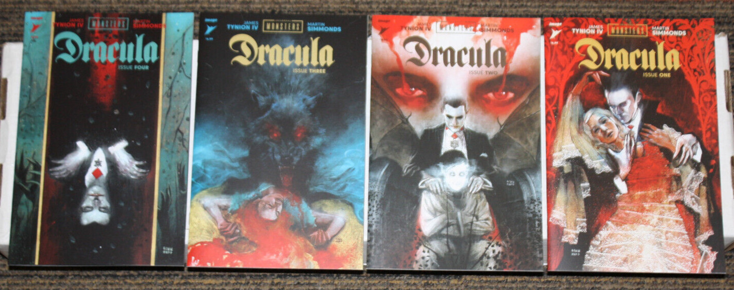 Image Universal Monsters Dracula #1-4 COMPLETE MASTER SET - ALL 14 Cvrs - Tynion
