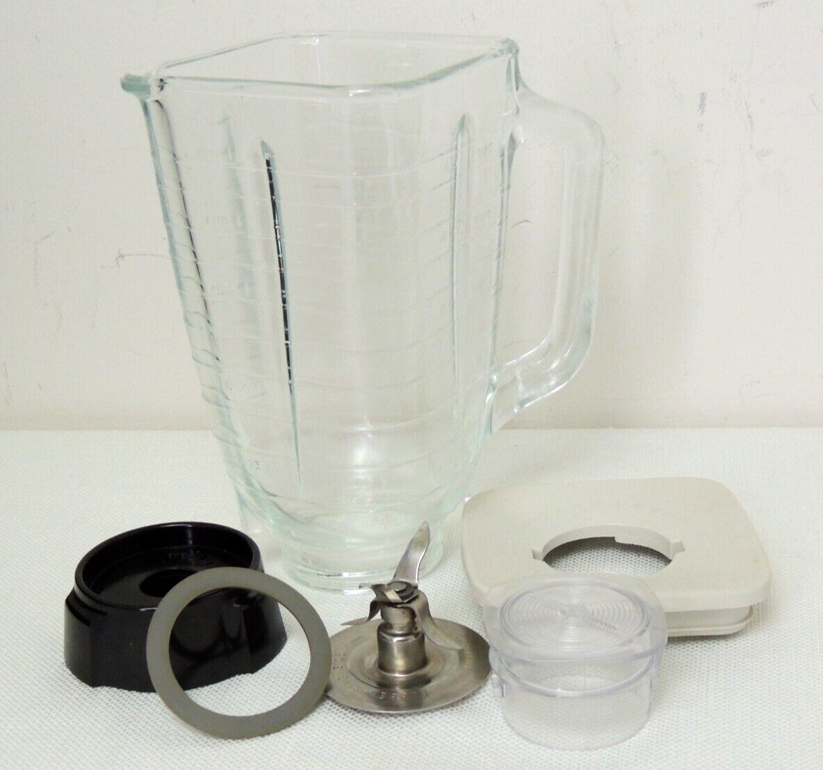 Vintage OSTER Blender Glass Jar 5-Cup Complete With Blade Lid Gasket Very Nice