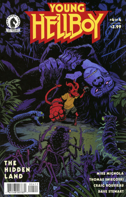 Young Hellboy: The Hidden Land #4A stock photo