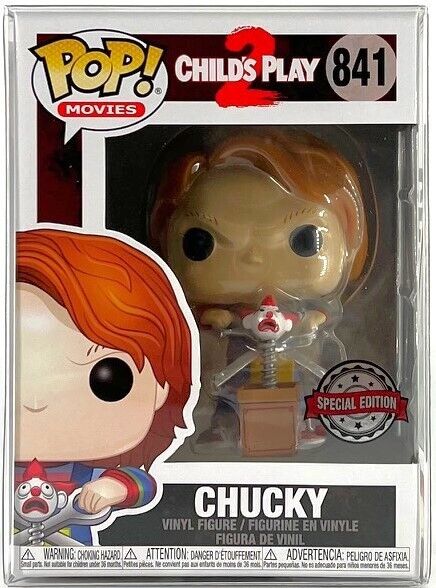 Funko Pop Movies Child's Play 2 Chucky #841 Special Edition with POP Protector