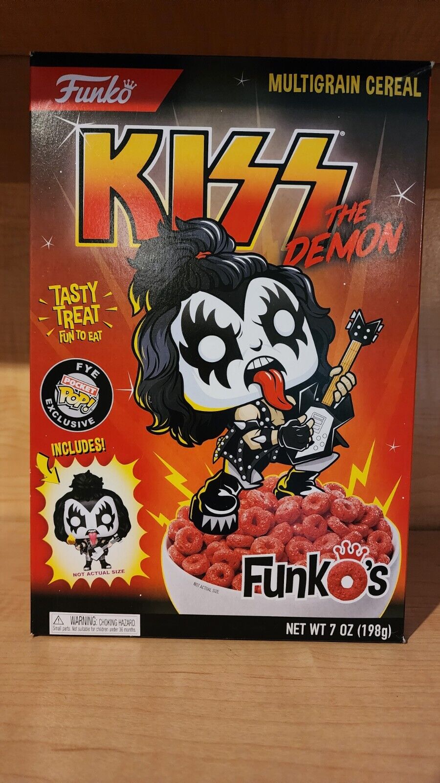 Funko\'s KISS The Demon Cereal 7 oz Includes Gene Simmons Pocket Pop  