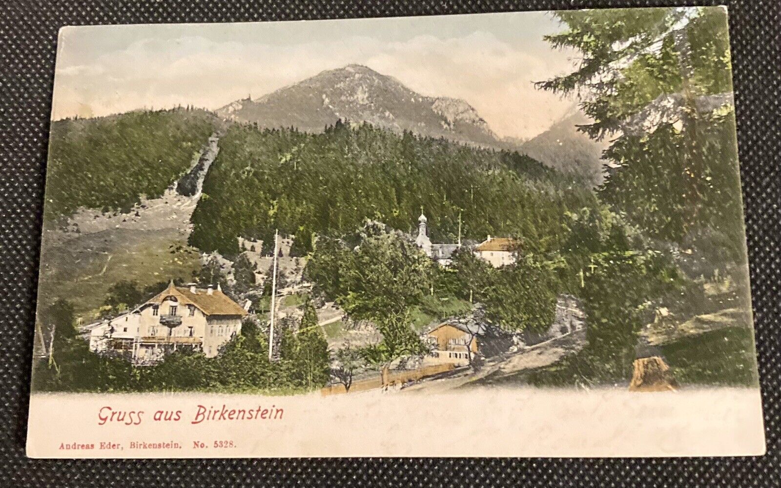 Vintage 1910 Germany Bavaria Postcard Gruss aus Birkenstein