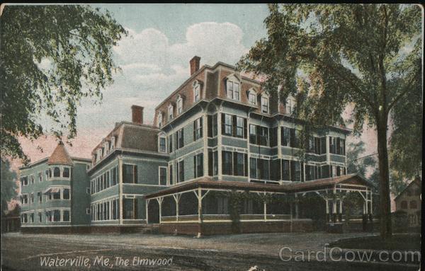 1907 Waterville,ME The Elmwood Kennebec County Maine W.W. Berry & Co. Postcard
