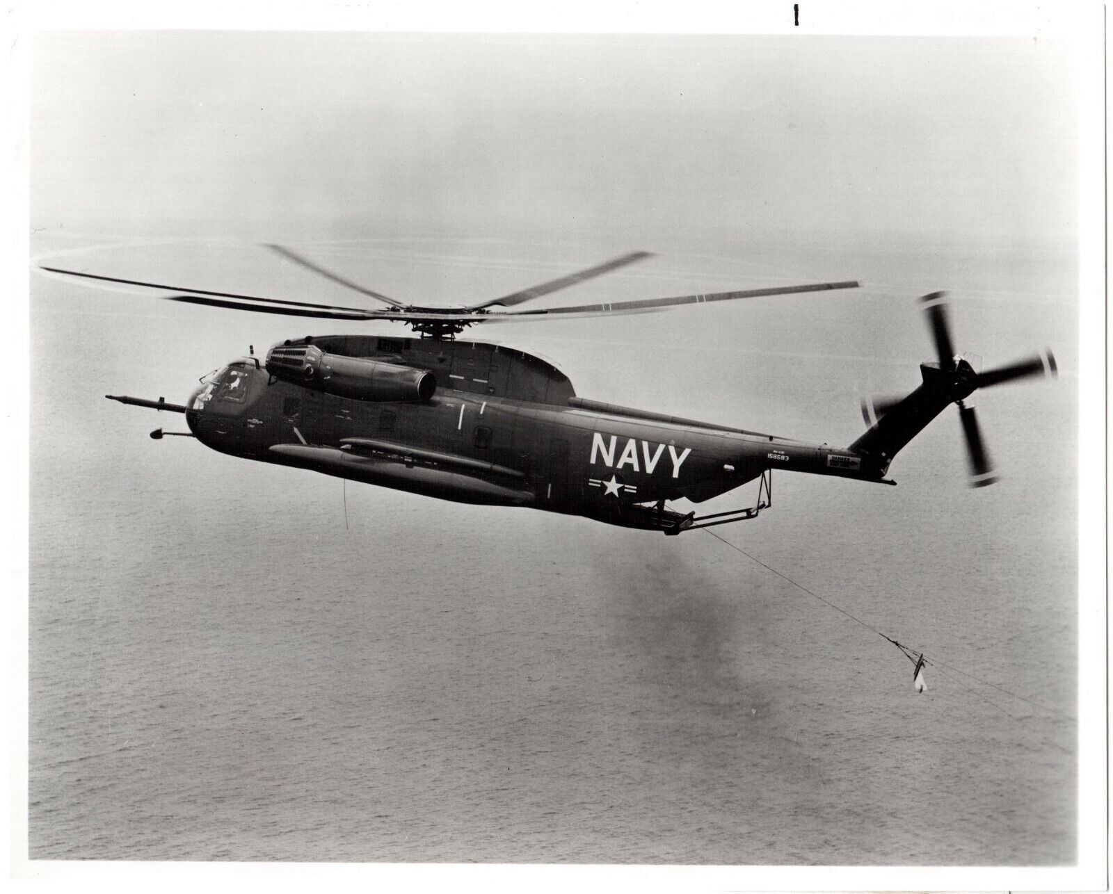 Sikorsky\'s RH-53D Aircraft.Helicopter.U.S Marine Corps.Helicopter.Photo 1973.
