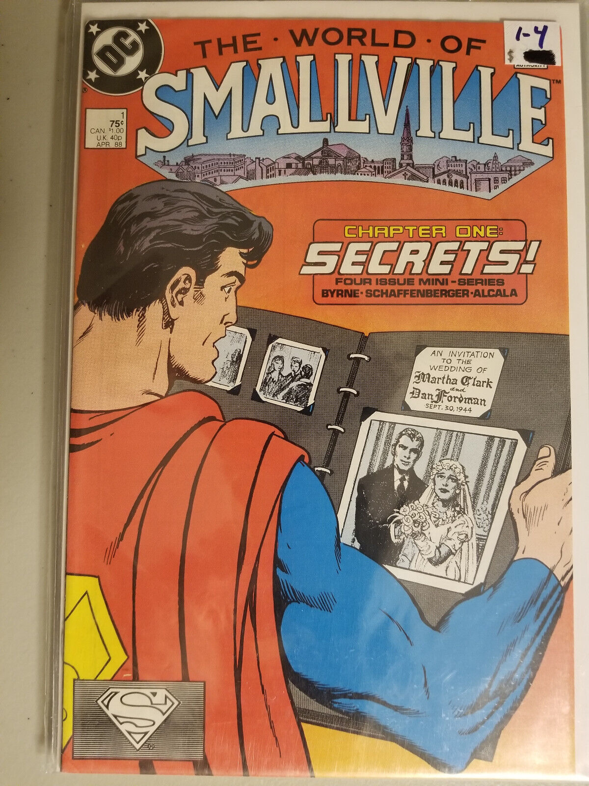 SUPERMAN World of Smallville 1 2 3 4 FULL run Set OOP John Byrne DC COMICS
