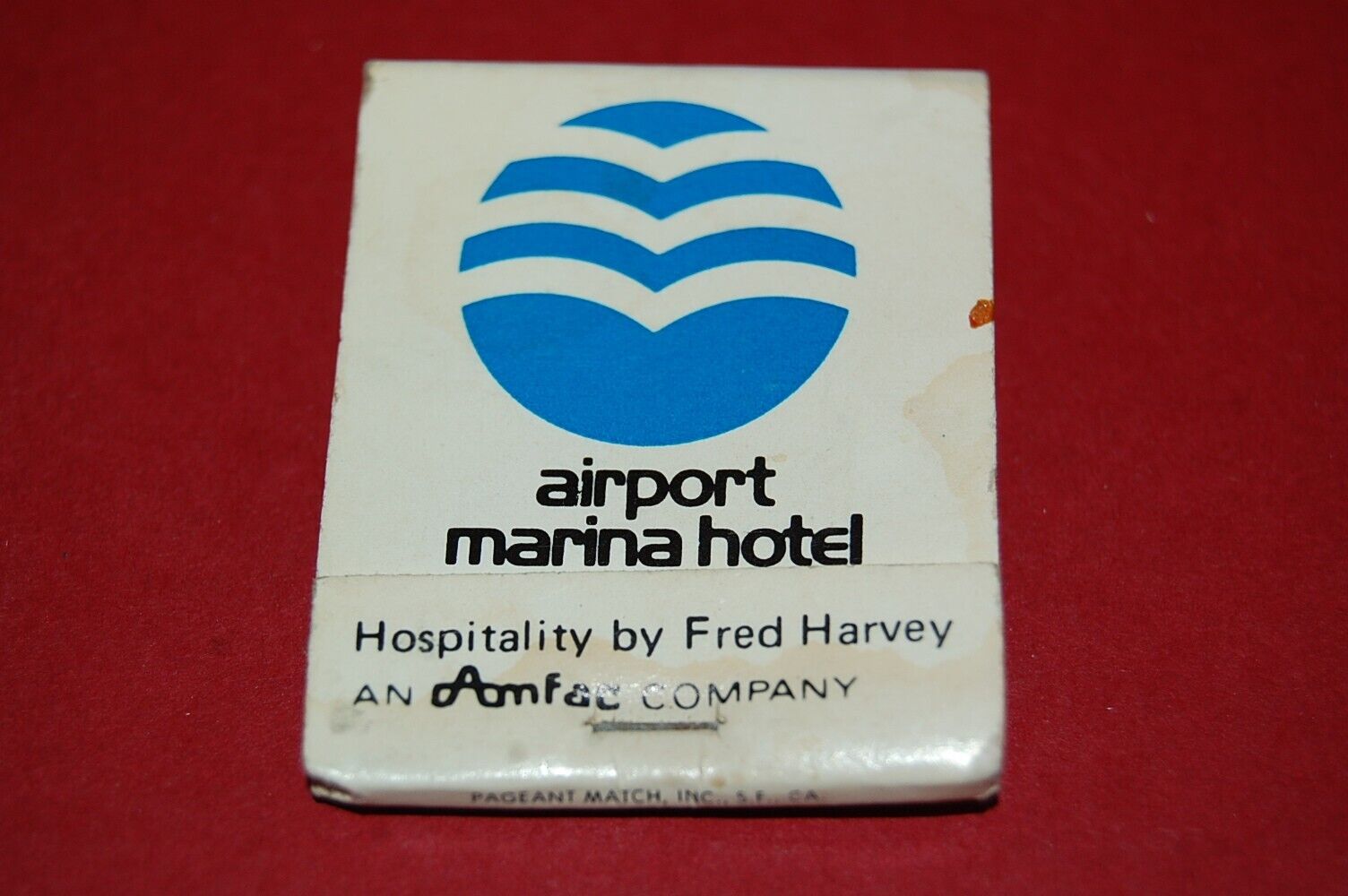 Airport Marina Hotel Nationwide Vintage Full Unstruck Matchbook
