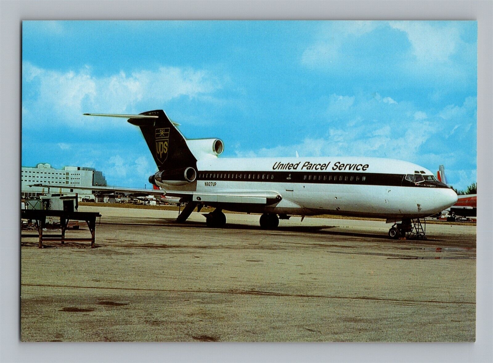 Aviation Airplane Postcard United Parcel Service UPS Airlines Boeing 727 AN13