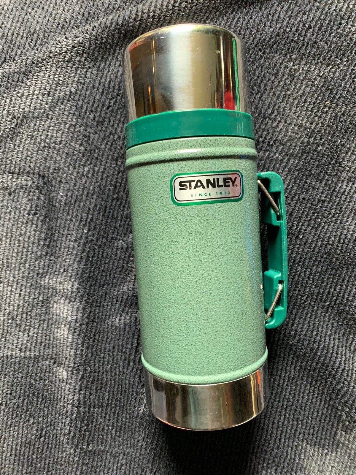 Vintage Stanley Green 24 Oz Wide Mouth Thermos