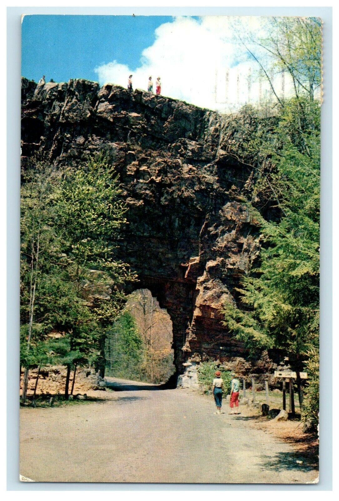 1963 Backbone Rock In Beautiful Mountain Empire Southwest Virginia VA Postcard
