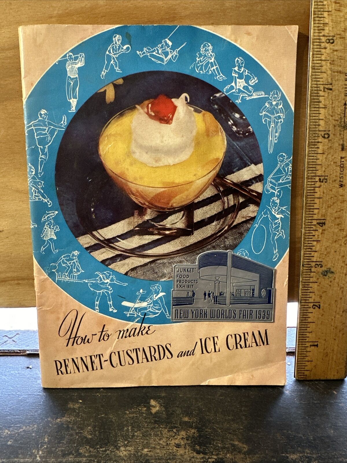 Vintage Junket Brand (Recipe Booklet) How To Make Rennet-Custards & Ice Cream