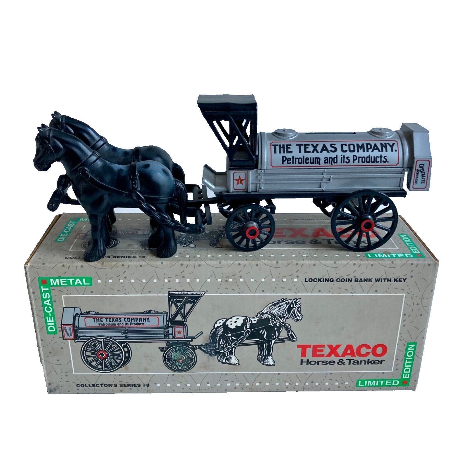 Vintage Ertl Texaco Horse And Tanker Diecast Truck Stock# 9390VP