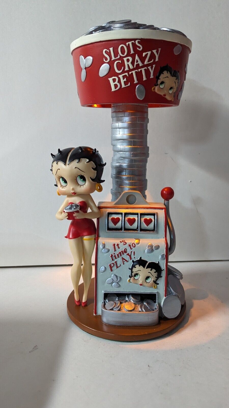 RARE Betty Boop Character Collectibles Slots Crazy Betty Lighted Lamp