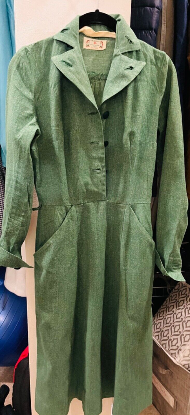 Vintage Girl Scouts Of America Dress Milwaukee. Adult Size Troop Leader.  1940's