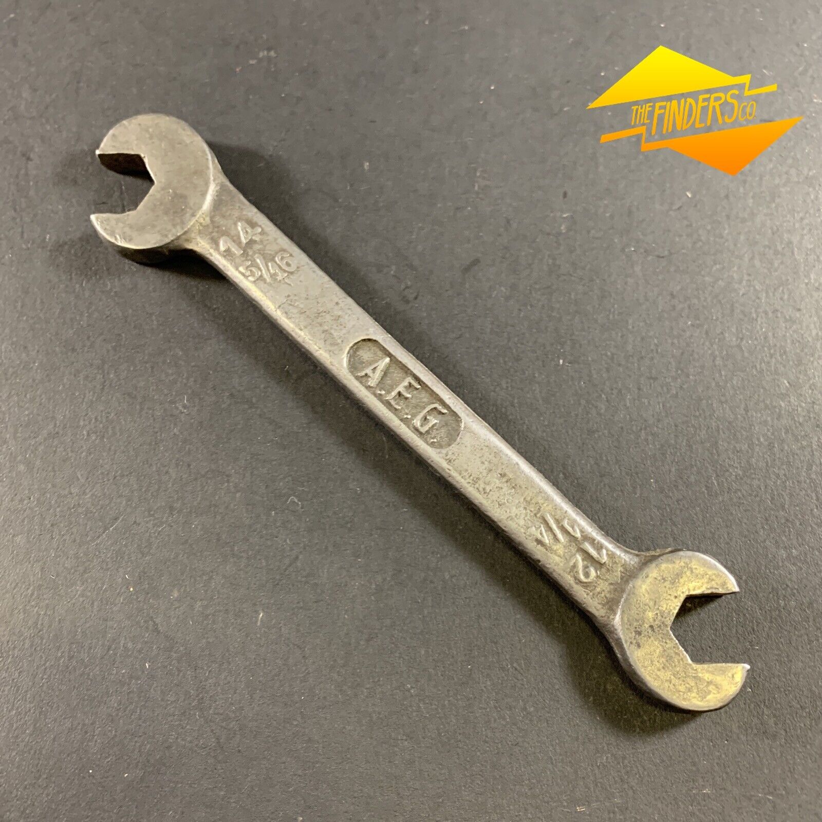 VINTAGE A.E.G GERMANY WRENCH SPANNER 14mm 5/16\