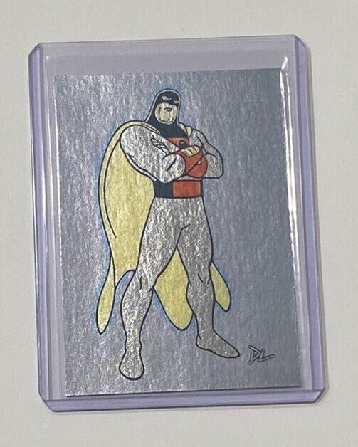 Space Ghost Coast To Coast Platinum Plated Artist Signed Trading Card 1/1