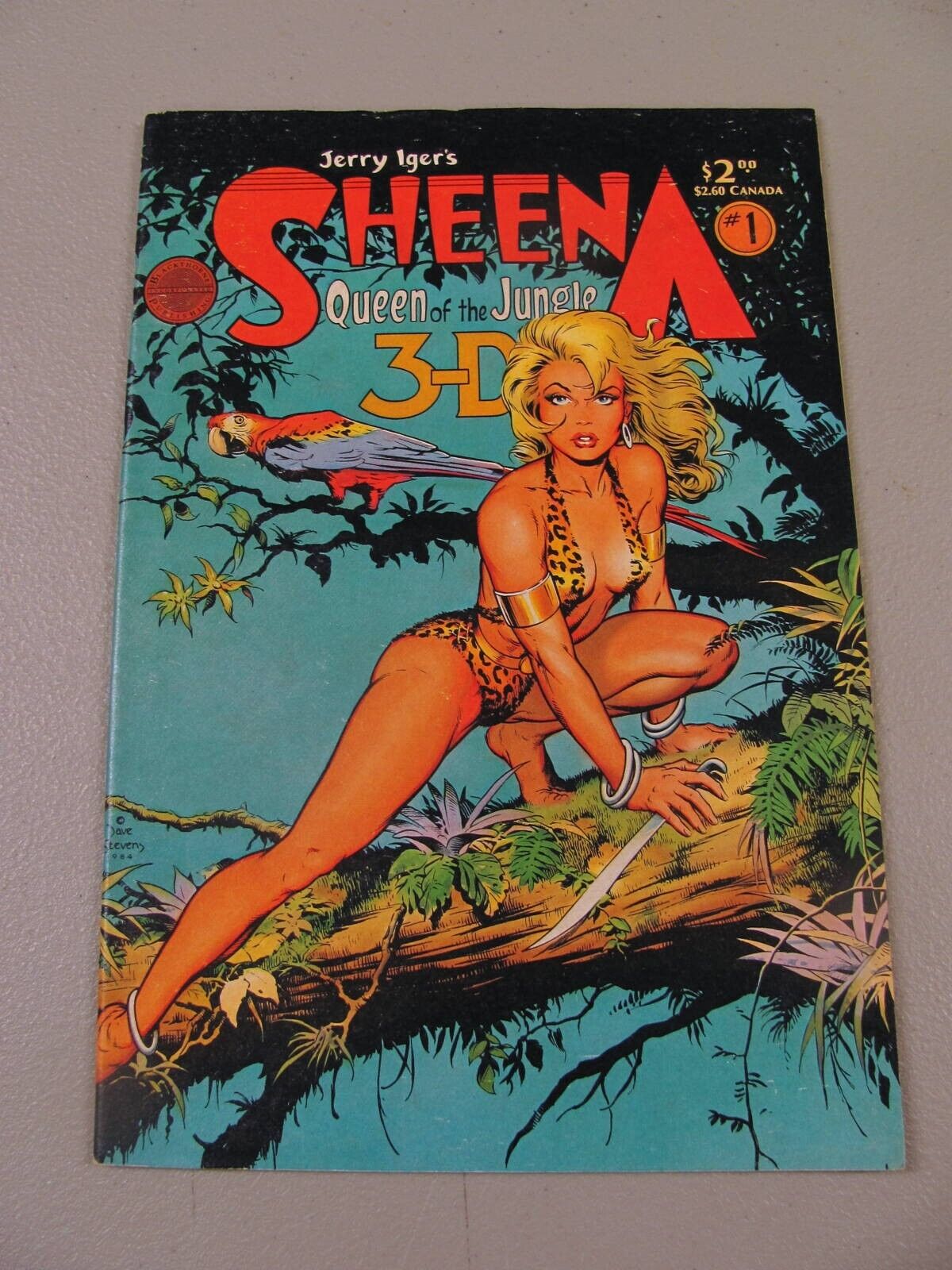 Sheena 3-D Special #1 (1985) FN Blackthorne (No Glasses) BIN-4347