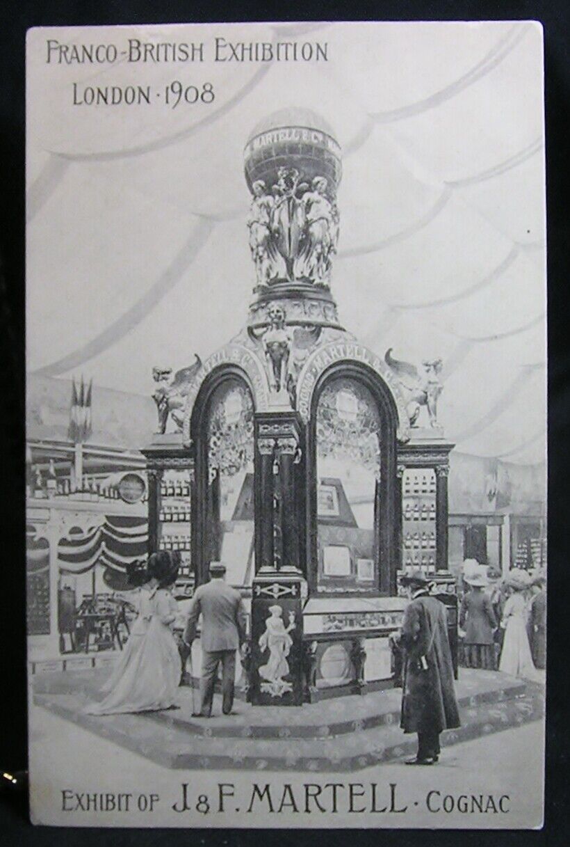 Franco-British Exhibition 1908 -  Exhibit of J & F Martell-Cognac - not posted