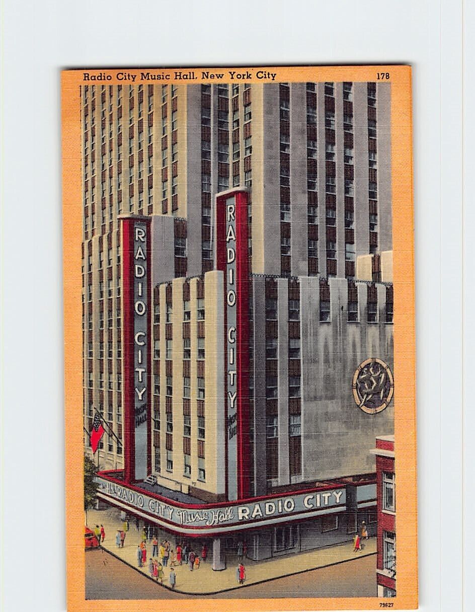 Postcard Radio City Music Hall New York City New York USA