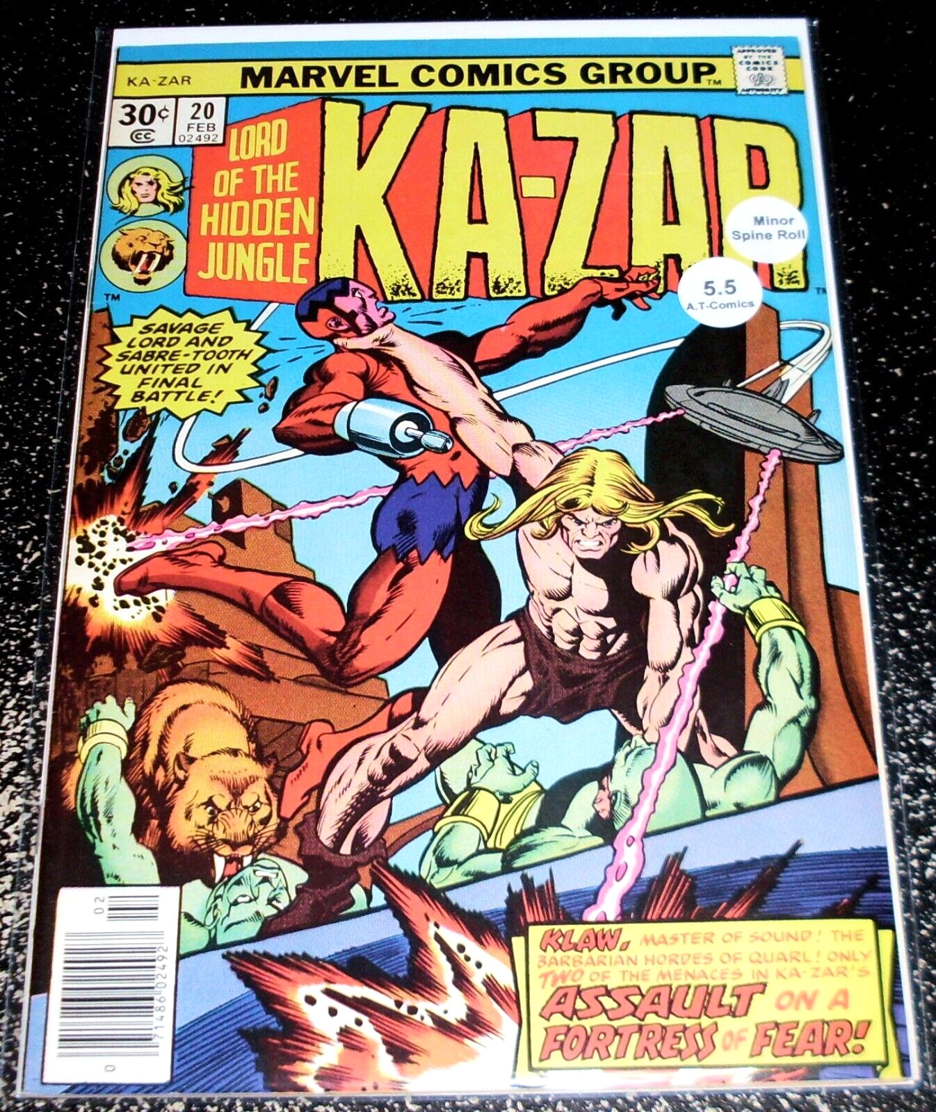 Ka-Zar 20 (5.5) 1st Print 1977 Marvel Comics - Flat Rate Shipping