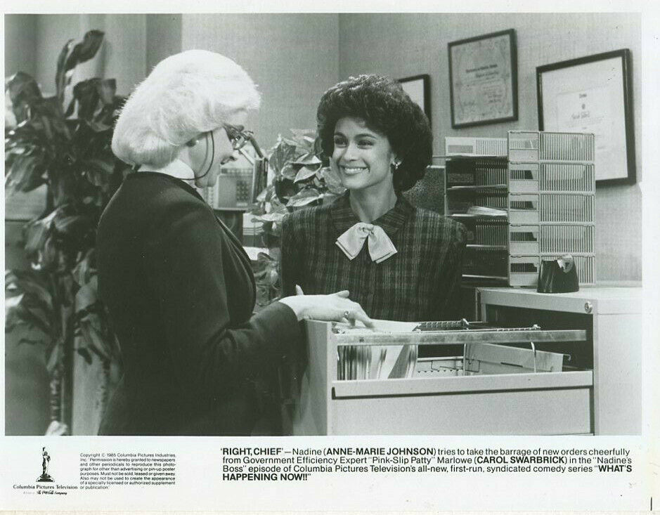 What\'s Happening Now - Anne-Marie Johnson Carol Swarbrick 1985 Press Photo MBX72