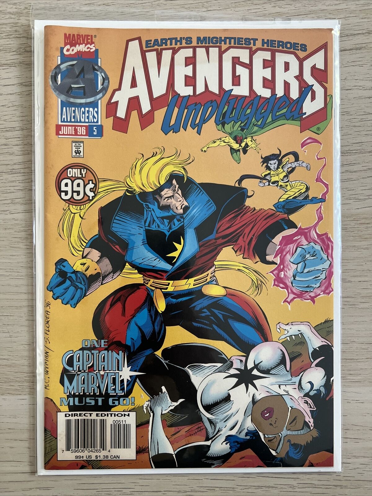 Marvel Comics Avengers Unplugged #5 (June 1996) - 1st App of Monica Rambeau