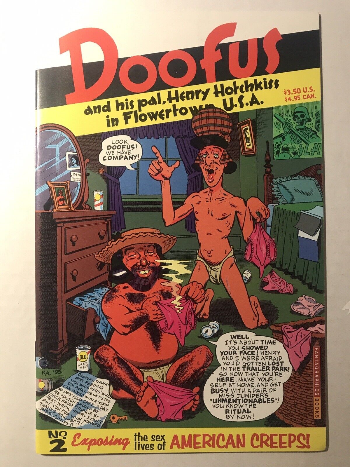 Doofus and Henry Hotchkiss #2 First Printing 1997 Fantagraphics VF