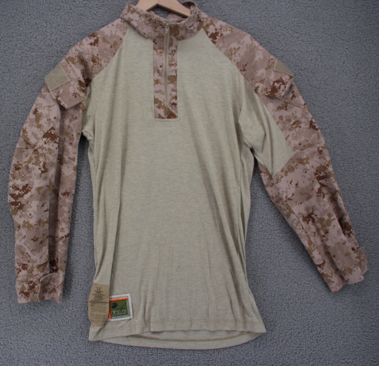 Propper Shirt Men Small Regular FR Combat Ensemble Desert Marpat Frog Flame USMC