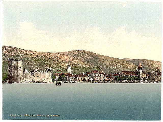 Photo:Trau,Camerlengo Castle,Dalmatia,Austro-Hungary