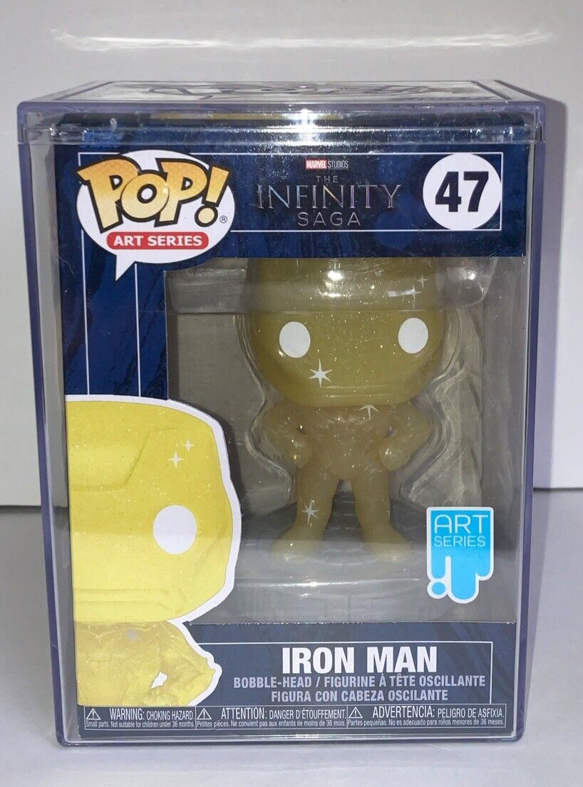 Funko Pop Iron Man #47 Marvel Infinity Saga Art Series Bobble-Head Vinyl Figure